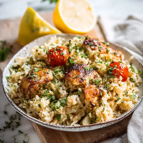 Easy Instant Pot Greek Chicken and Rice