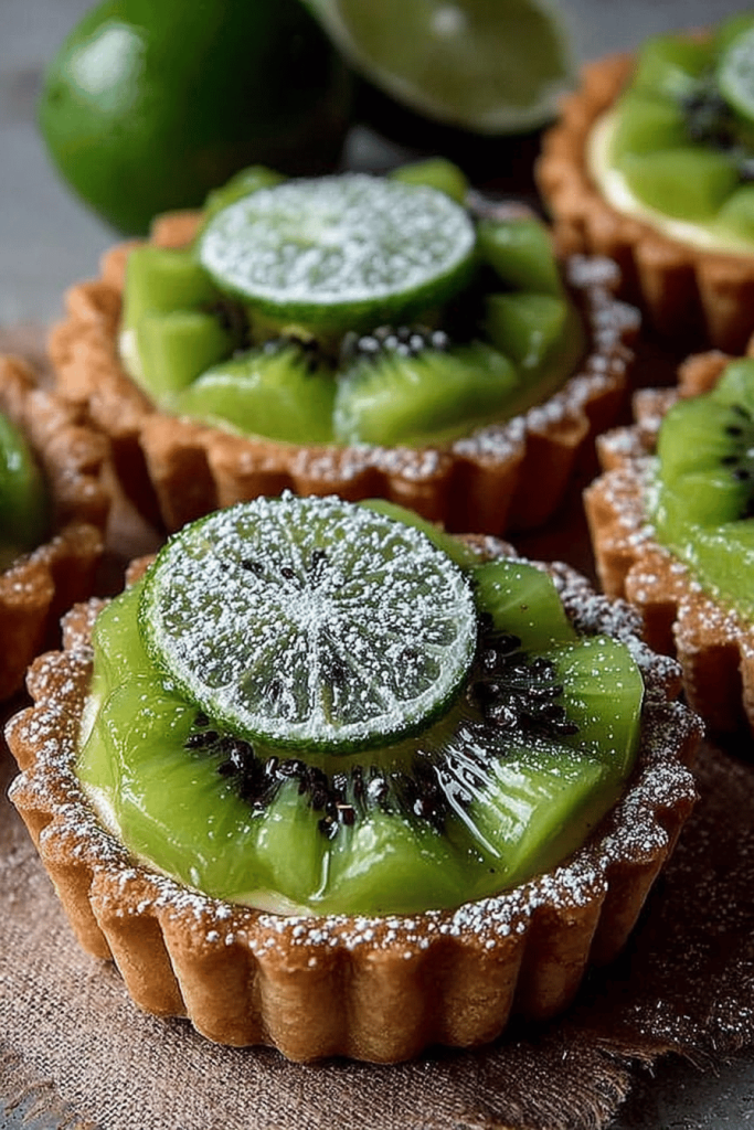 Easy Kiwi Lime Tarts