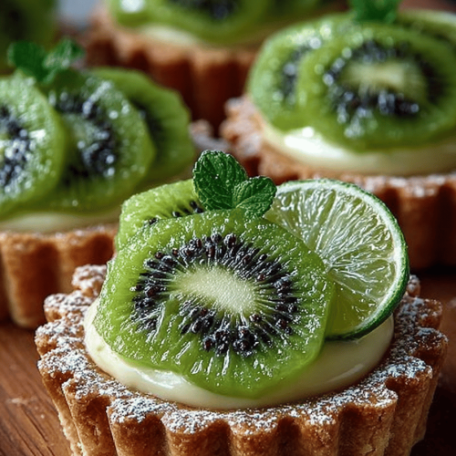 Easy Kiwi Lime Tarts