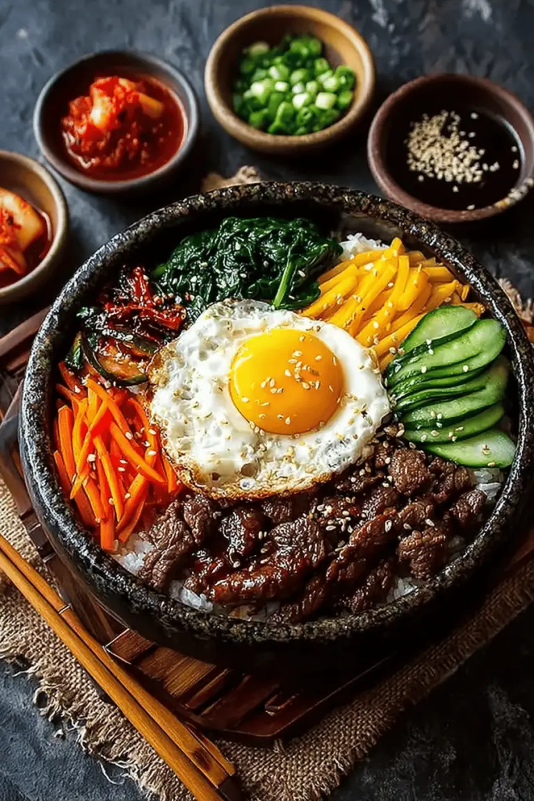Easy Korean Beef Bibimbap Bowls