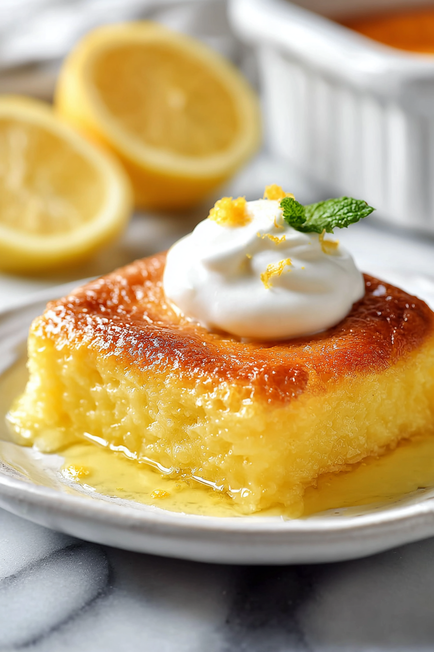 Easy Lemon Pudding Cake
