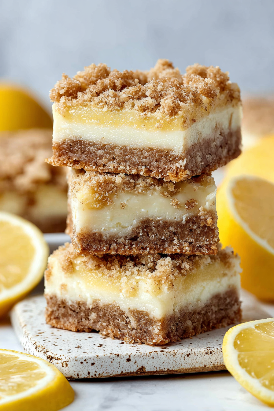 Easy Lemonade Crumb Bars