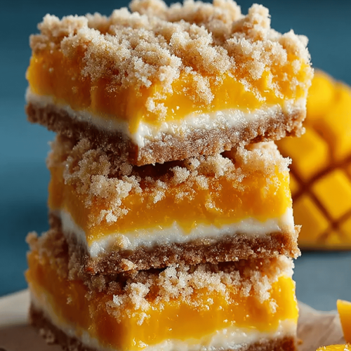 Easy Mango Crumb Bars
