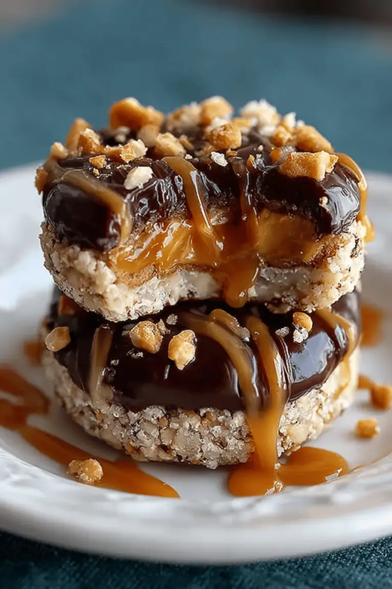 Easy No-Bake Snickers Cookies