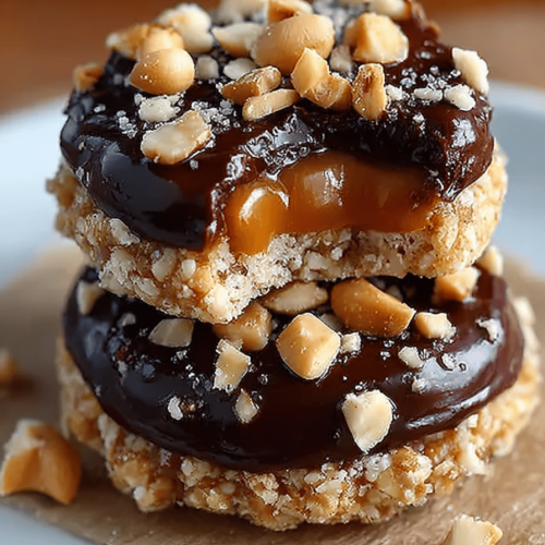 Easy No-Bake Snickers Cookies