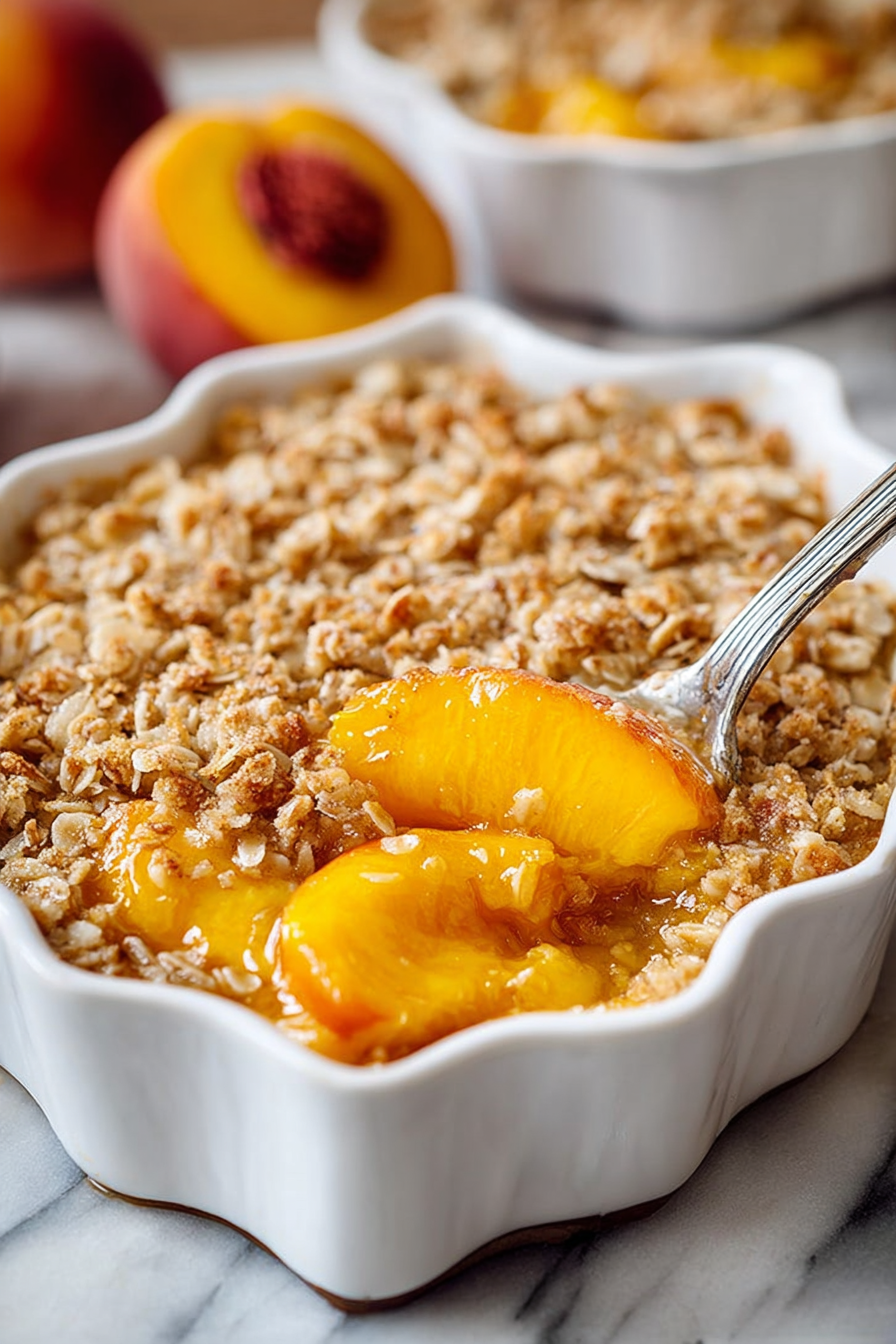 Easy Peach Crisp Recipe for Summer Treats