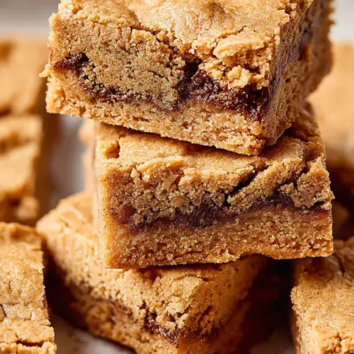Easy Peanut Butter Cookie Bars Recipe