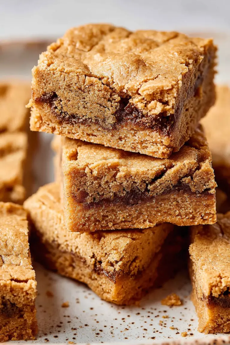 Easy Peanut Butter Cookie Bars Recipe