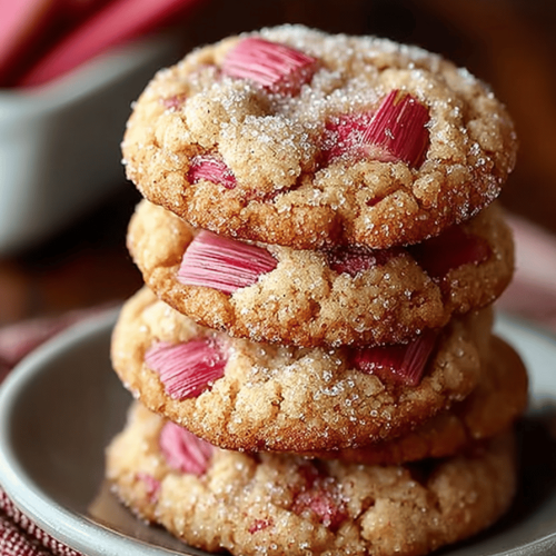 Easy Rhubarb Cookies
