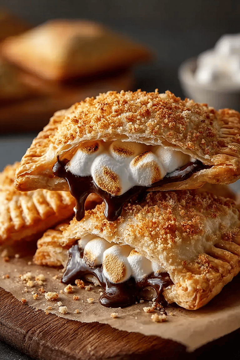 Easy S mores Hand Pies