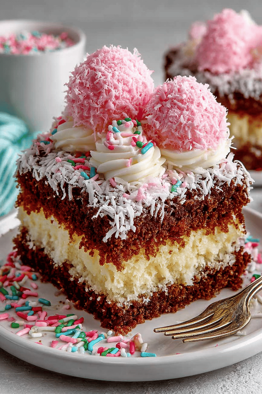 Easy Snowball Cake