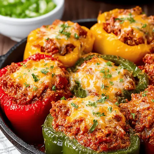 Easy Stovetop Stuffed Peppers