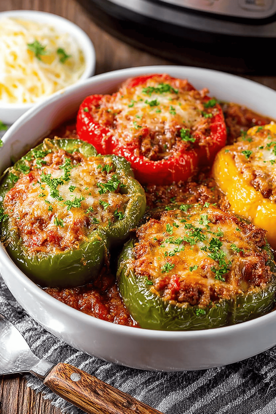 Easy Stovetop Stuffed Peppers