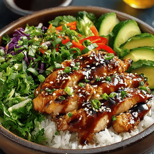 Easy Teriyaki Chicken Bowls