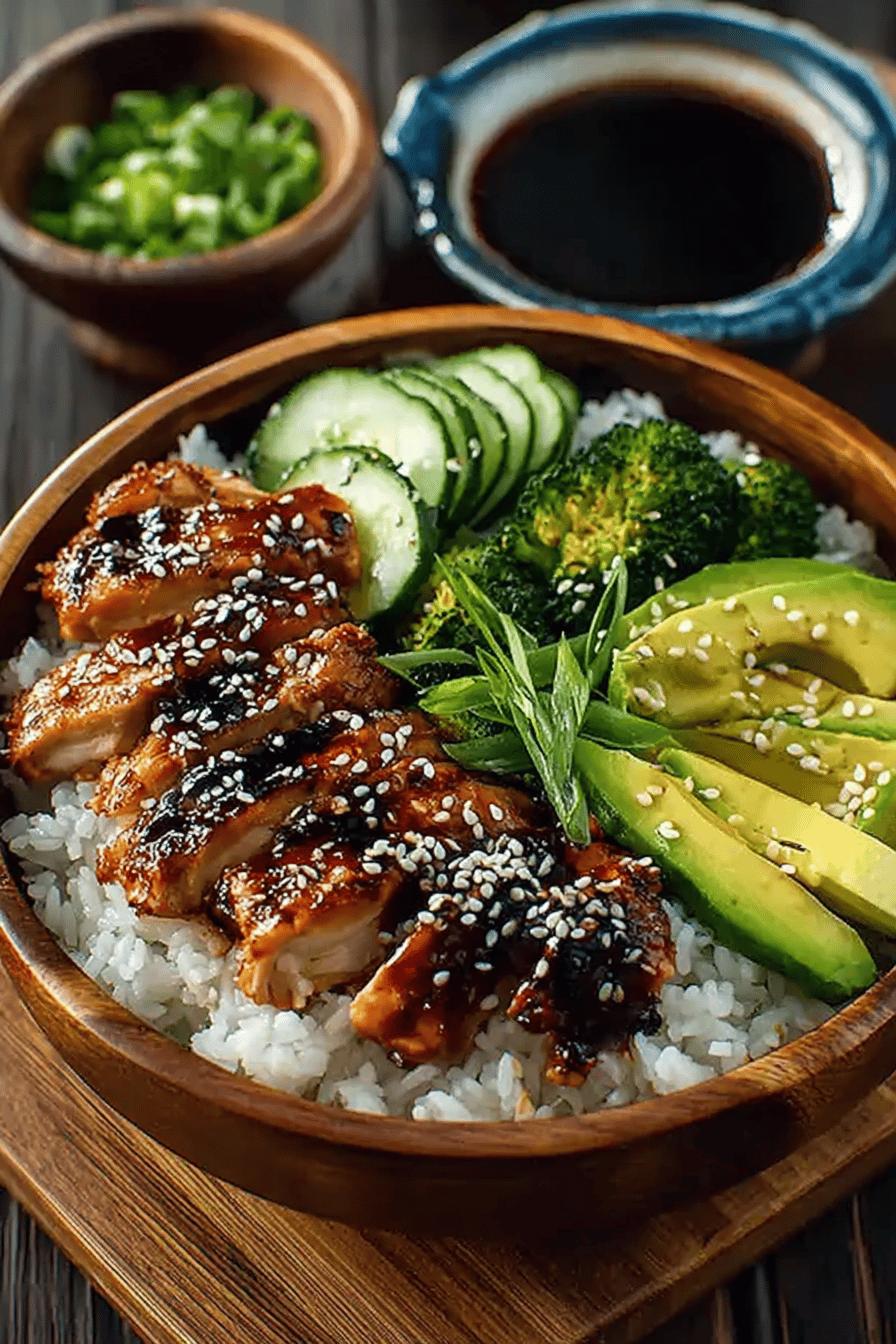 Easy Teriyaki Chicken Bowls