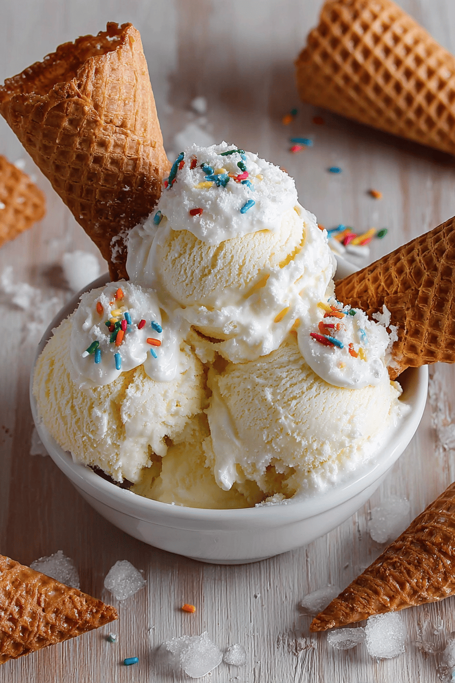 Easy Vanilla Ice Cream