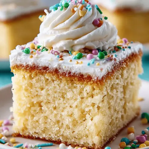 Easy Vanilla Sheet Cake