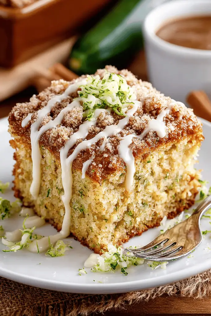 Easy Zucchini Crumb Cake