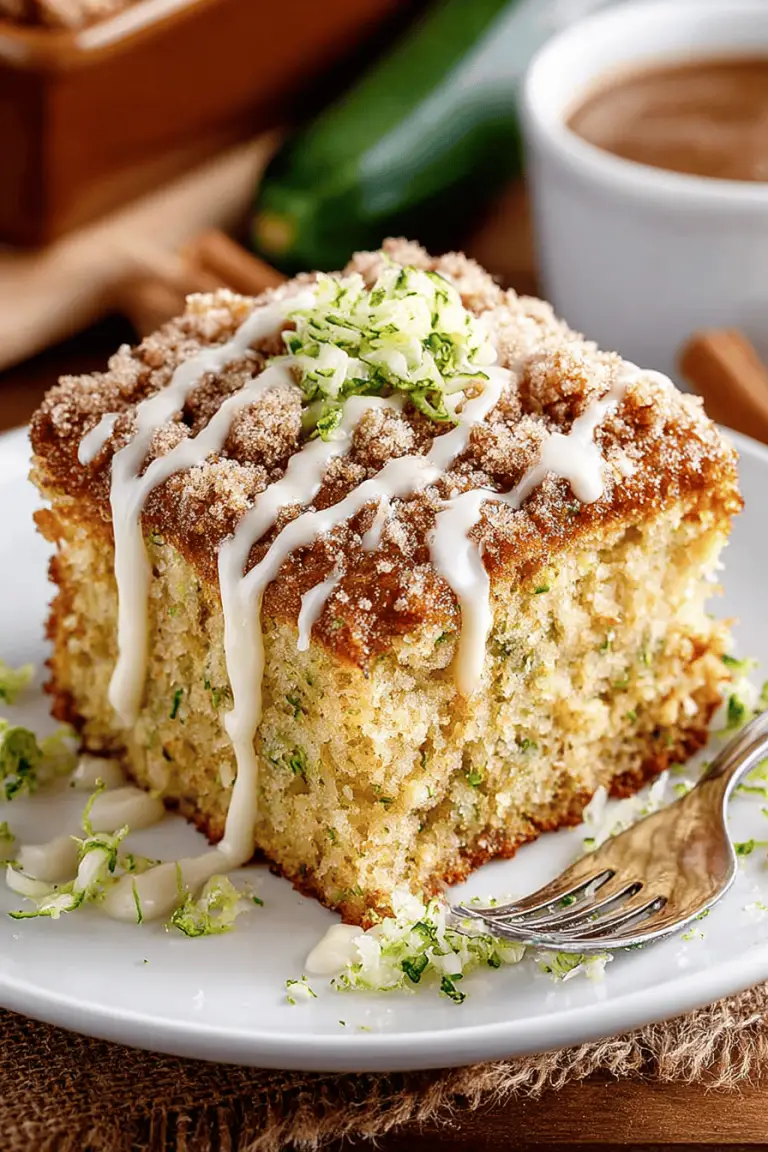 Easy Zucchini Crumb Cake