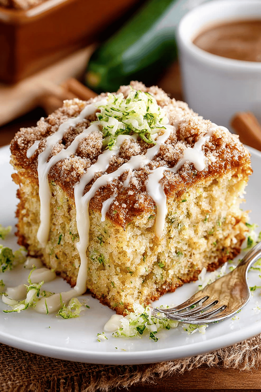 Easy Zucchini Crumb Cake