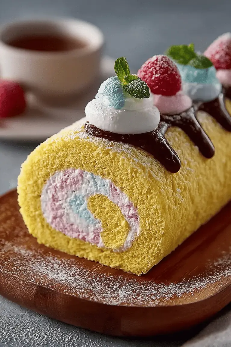 Fluffy Japanese Swiss Roll Delight