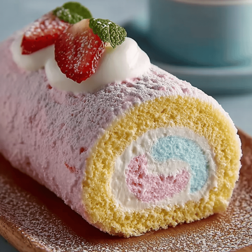 Fluffy Japanese Swiss Roll Delight
