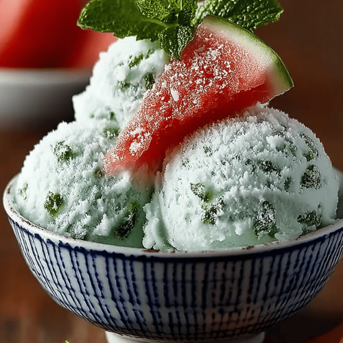 Fresh Mint Ice Cream Bliss