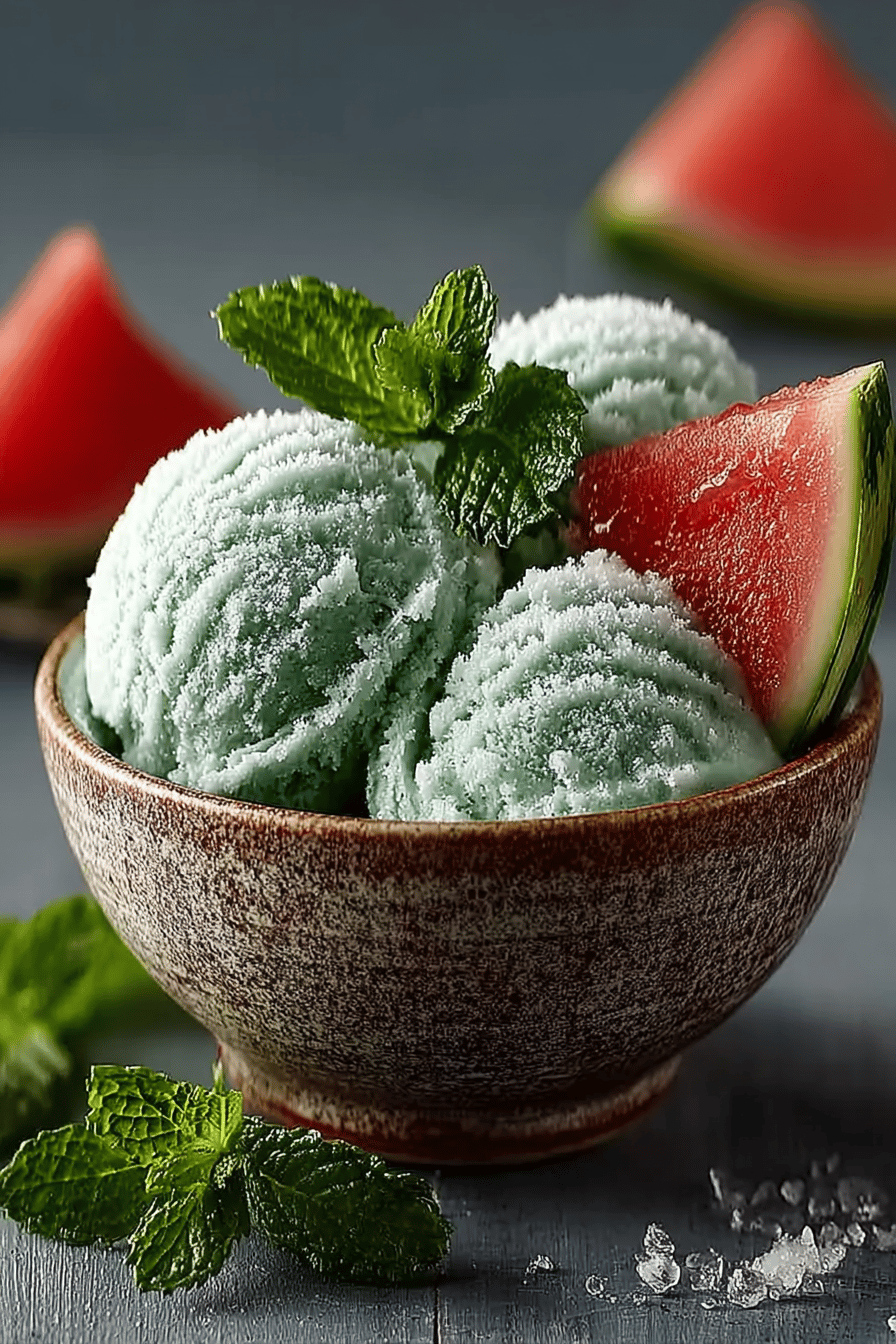 Fresh Mint Ice Cream Bliss