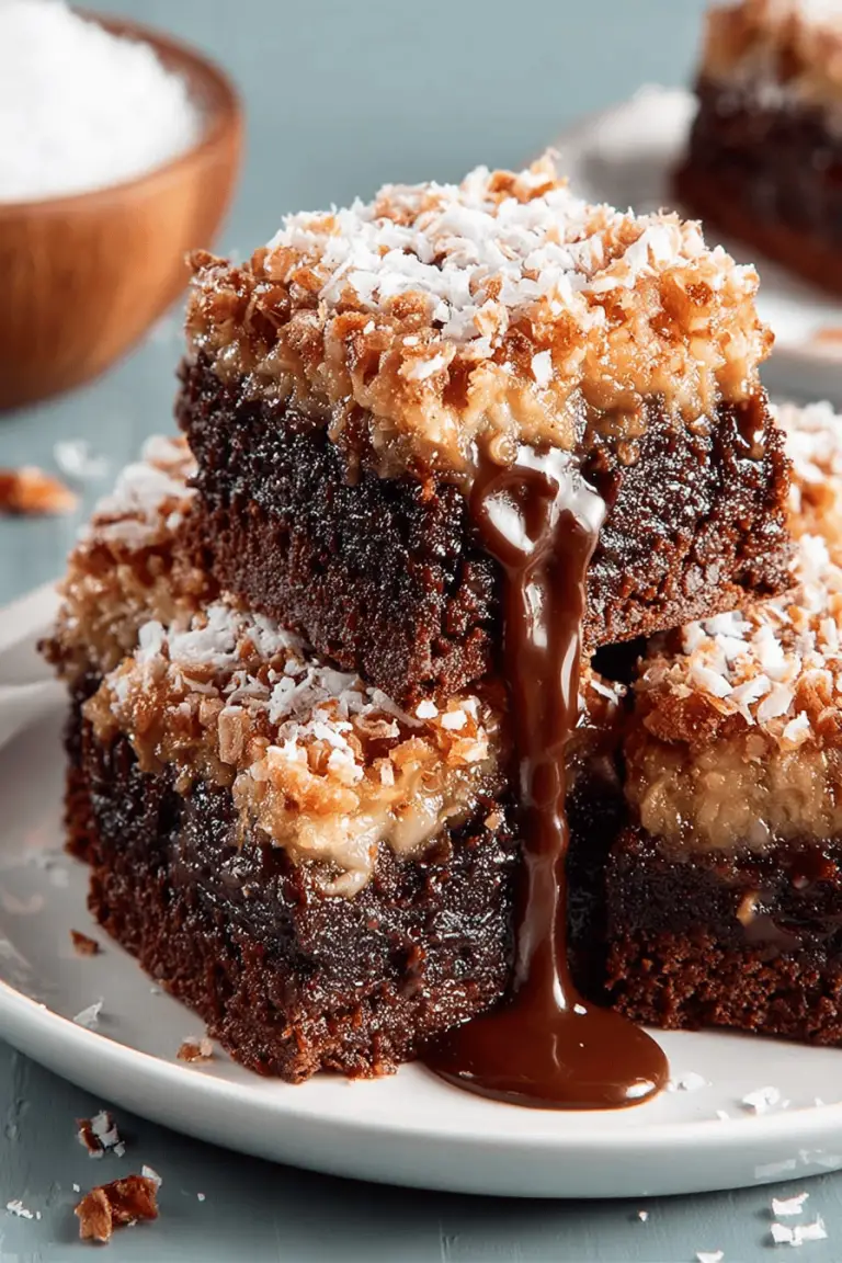 German Chocolate Brownies
