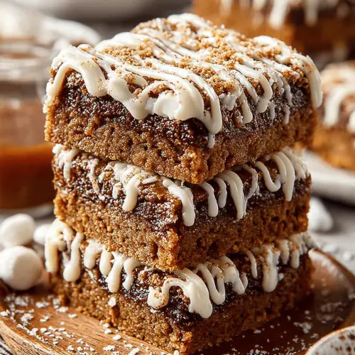 Gingerbread Blondies