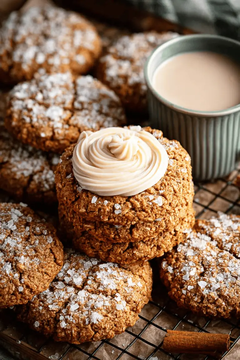Gingerbread Oat Cookies