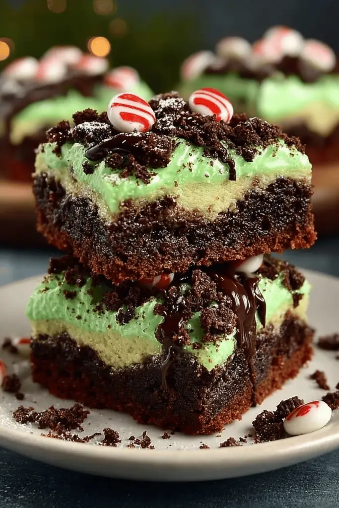 Grinch Brownies