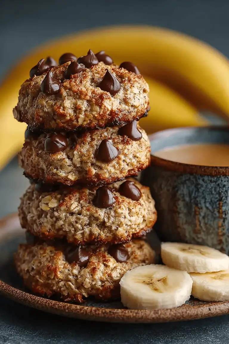 High-Protein Banana Oatmeal Cookies