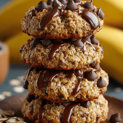 High-Protein Banana Oatmeal Cookies