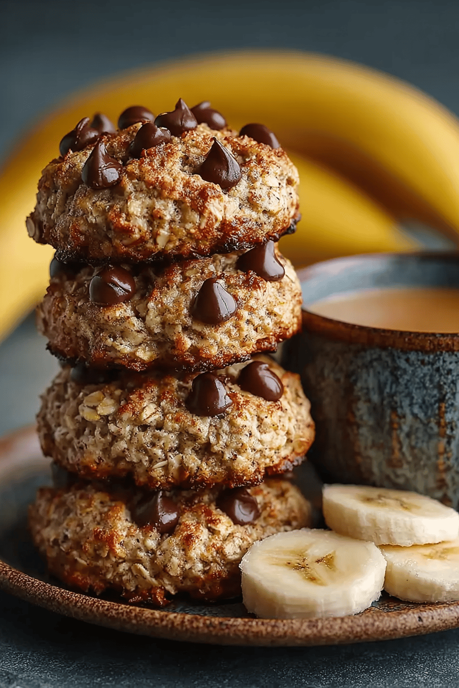 High-Protein Banana Oatmeal Cookies