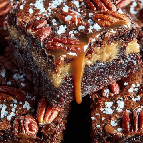 Indulgent Turtle Brownies