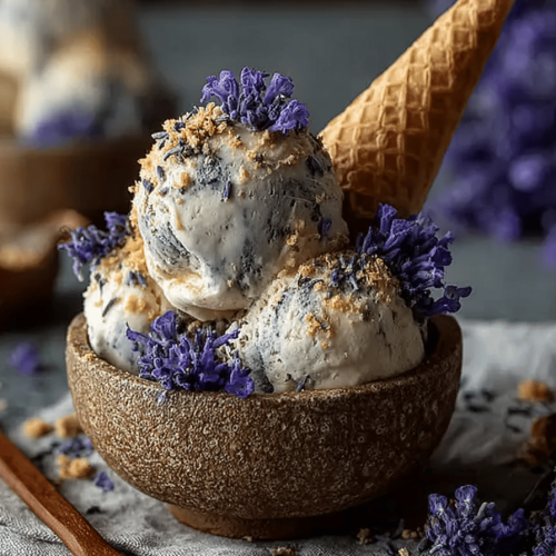 Lavender Earl Grey Ice Cream Delight