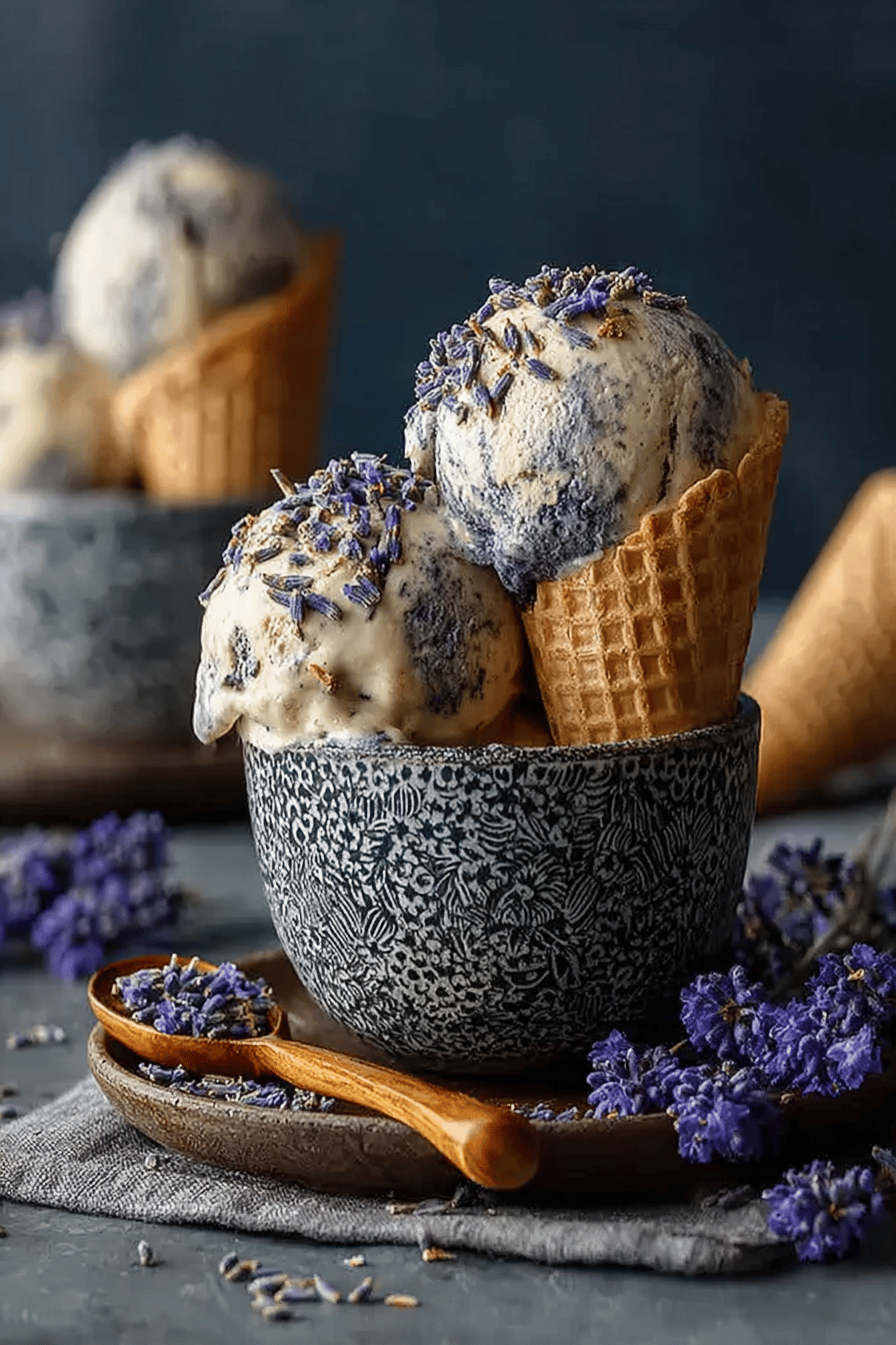 Lavender Earl Grey Ice Cream Delight