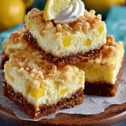 Lemon Cheesecake Bars