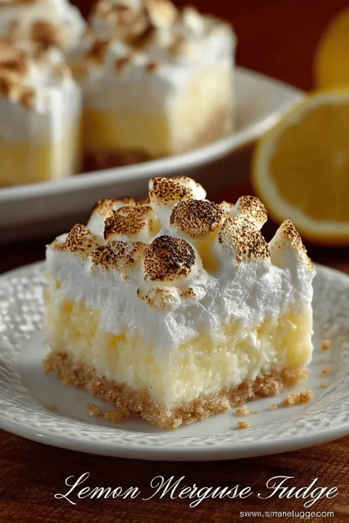 Lemon Meringue Fudge