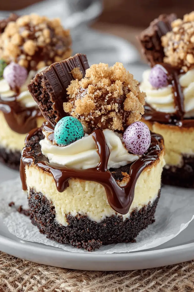 Malt Ball Cheesecakes