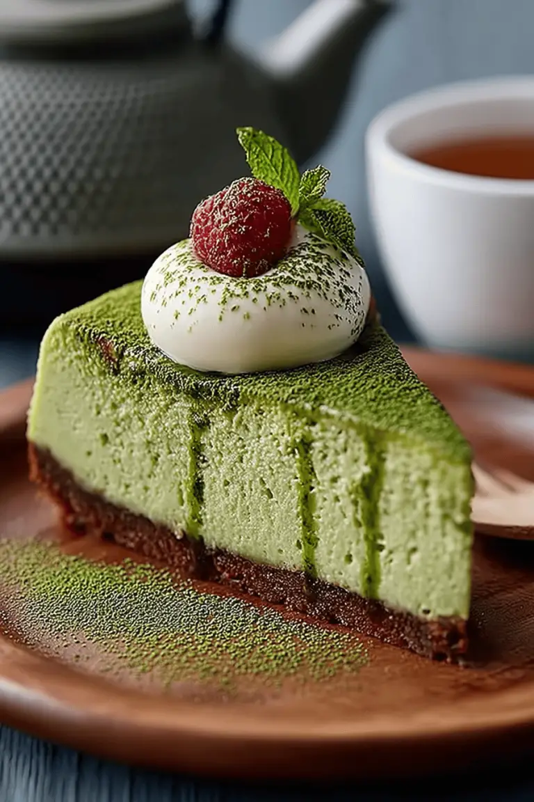 Matcha Cheesecake Magic