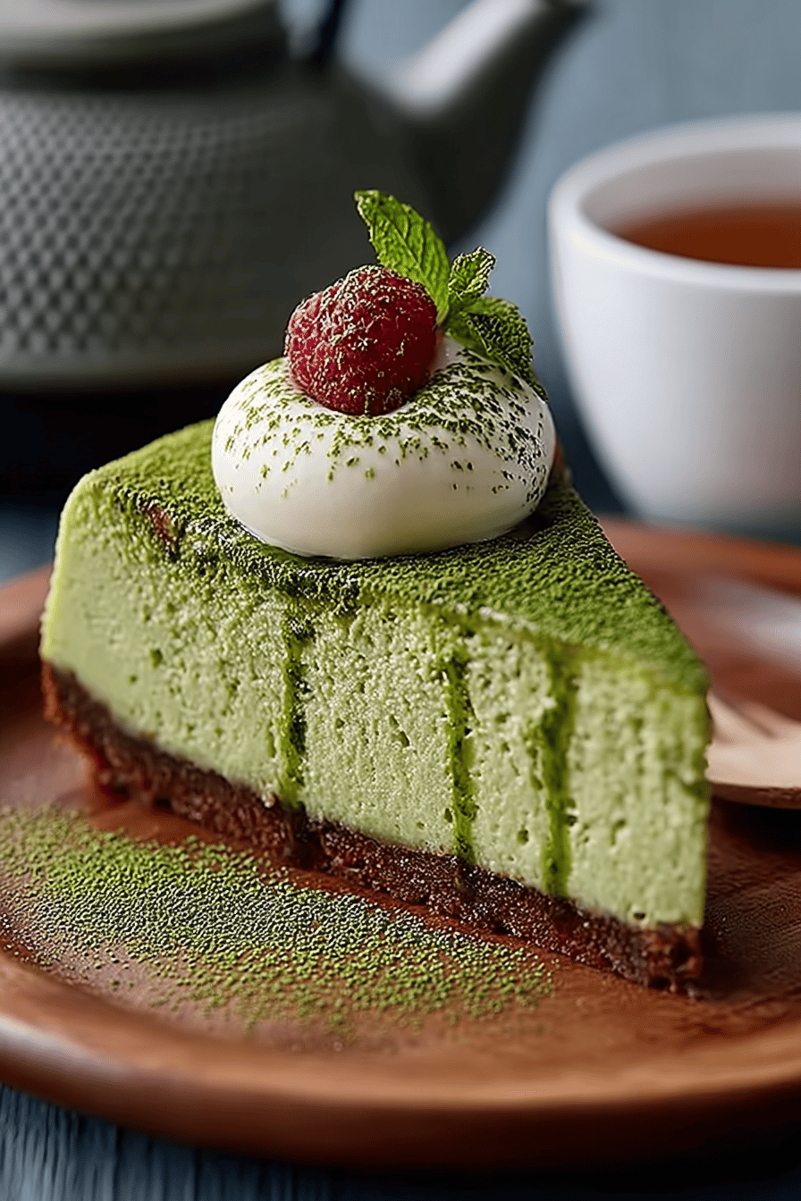 Matcha Cheesecake Magic