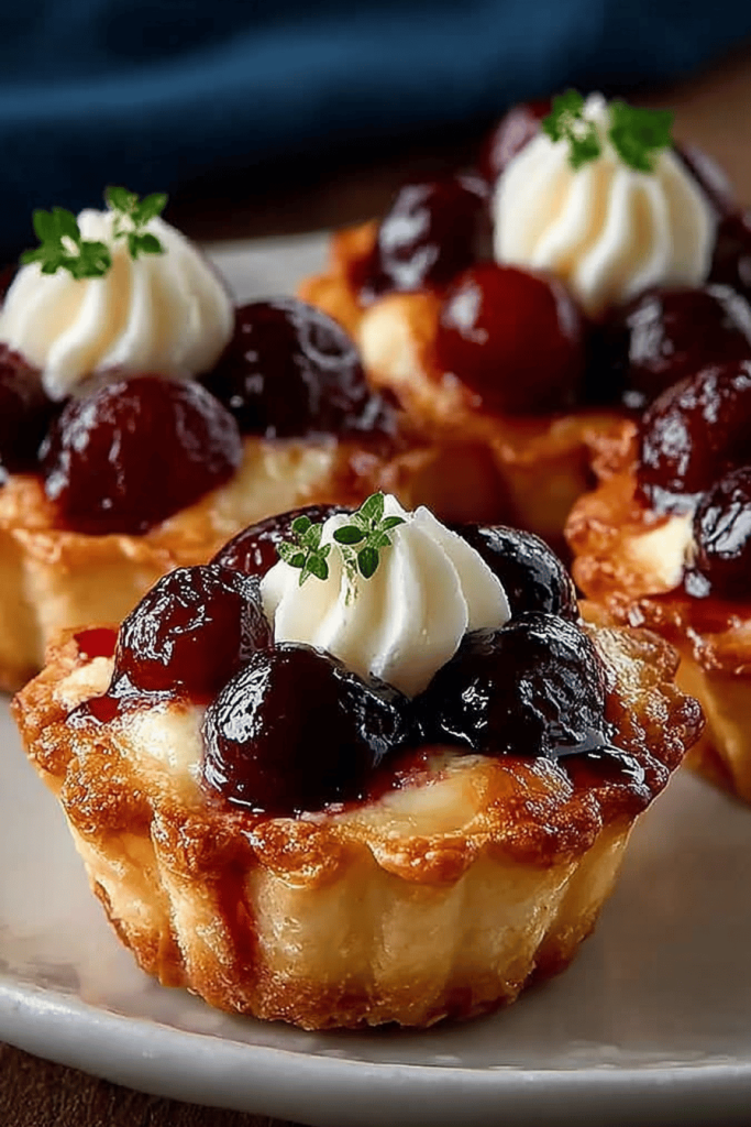 Mini Cherry Cheese Pies: Easy & Delicious