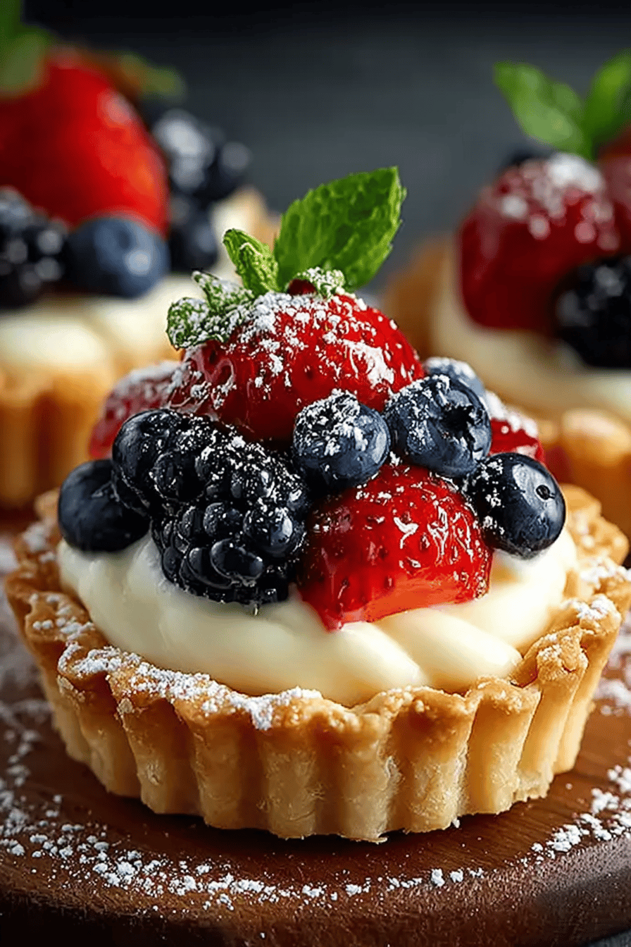 Mini Fruit Tarts with Creamy Filling