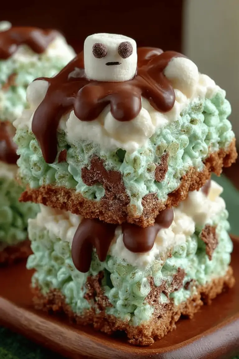 Mint Chocolate Chip Krispies