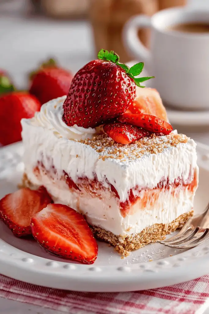 No-Bake Strawberry Delight