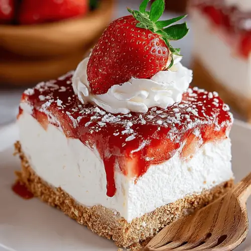 No-Bake Strawberry Delight