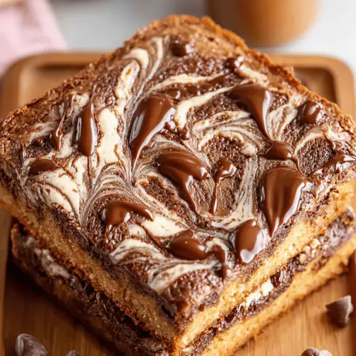 Nutella Swirl Blondies
