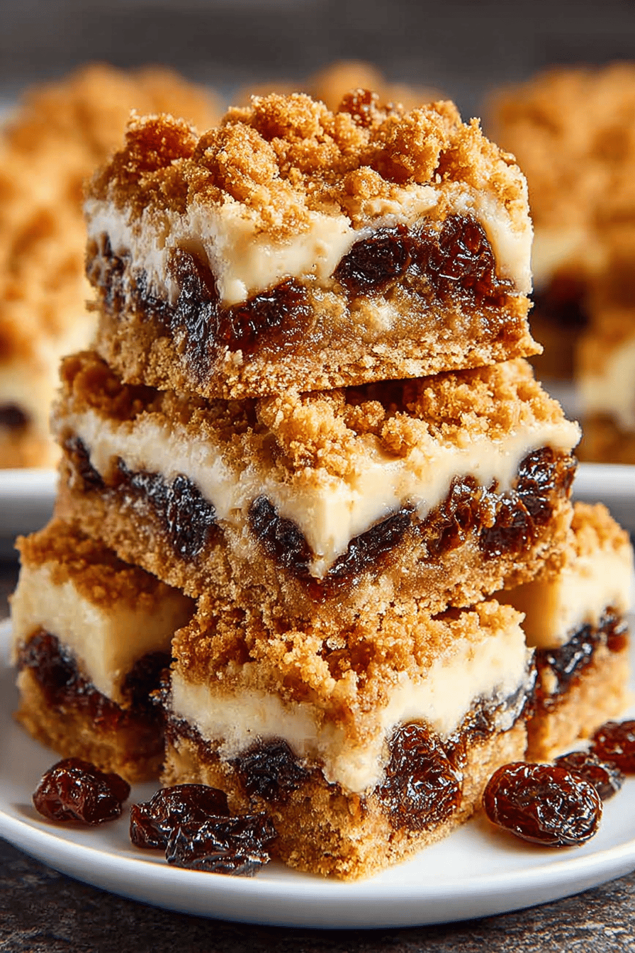 Oatmeal Raisin Delight Bars